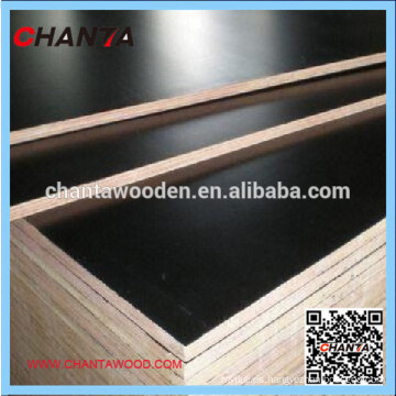 1220X2440 WBP melamina álamo marrón negro laminado laminado laminado hoja impermeable